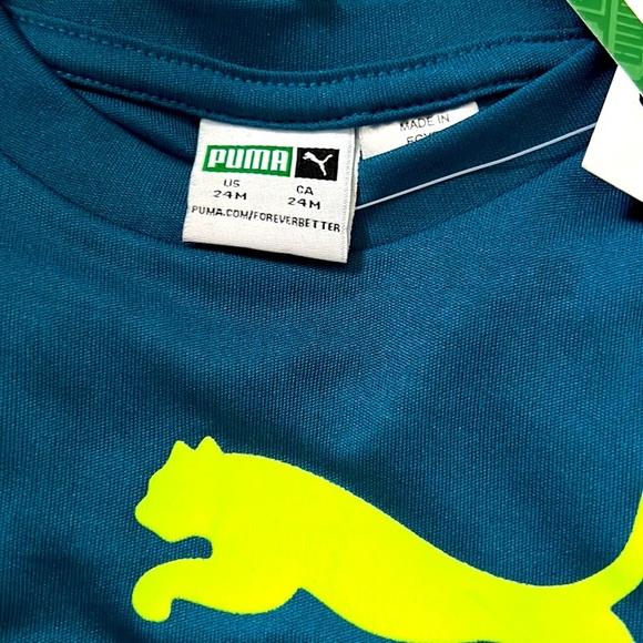 NWT puma Long sleeve boys tee - Picture 3 of 3